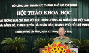 Đại tướng Mai Chí Thọ với lực lượng Công an nhân dân Việt Nam và Đảng bộ, chính quyền và Nhân dân TP. Hồ Chí Minh